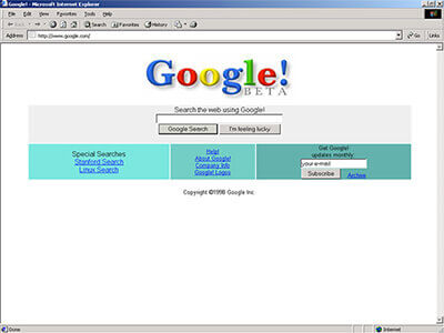 1998年的Google