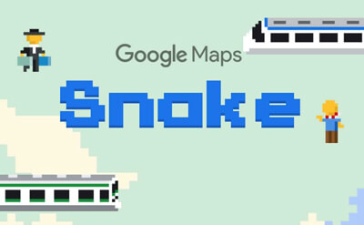 Google 地圖貪食蛇遊戲彩蛋