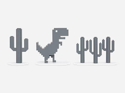 Google Chrome恐龍遊戲
